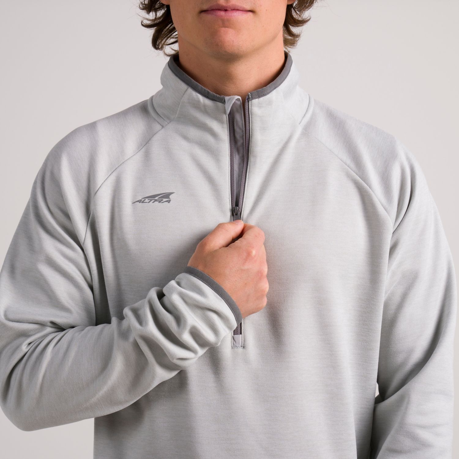 Altra Core 1/2 Zip Men's Pullover Grey | South Africa-04825619